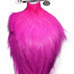 Spey Hackle Cape Grizzly Shell Pink