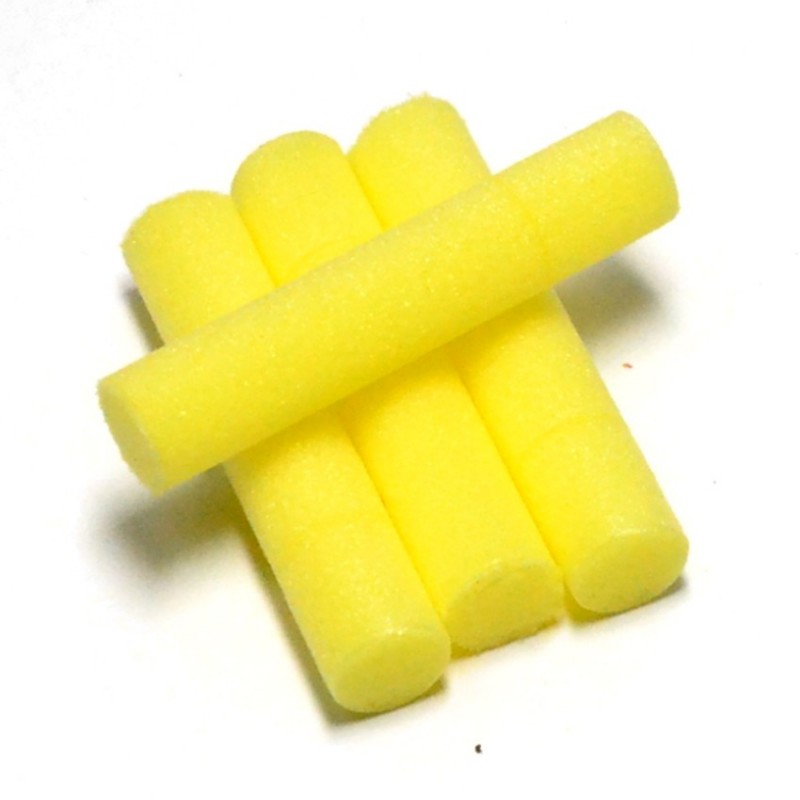 Soft Foam Cylinders Yellow