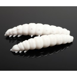 Libra Lures Larva 30mm White