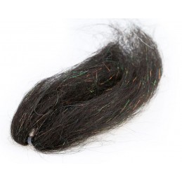 Flash Icelandic Sheep Hair - Black Blaze
