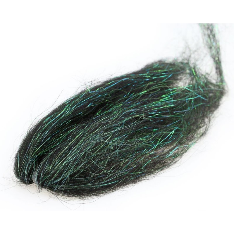 Flash Icelandic Sheep Hair - Black Peacock