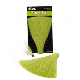 Fish Scull Faux Bucktail - Chartreuse