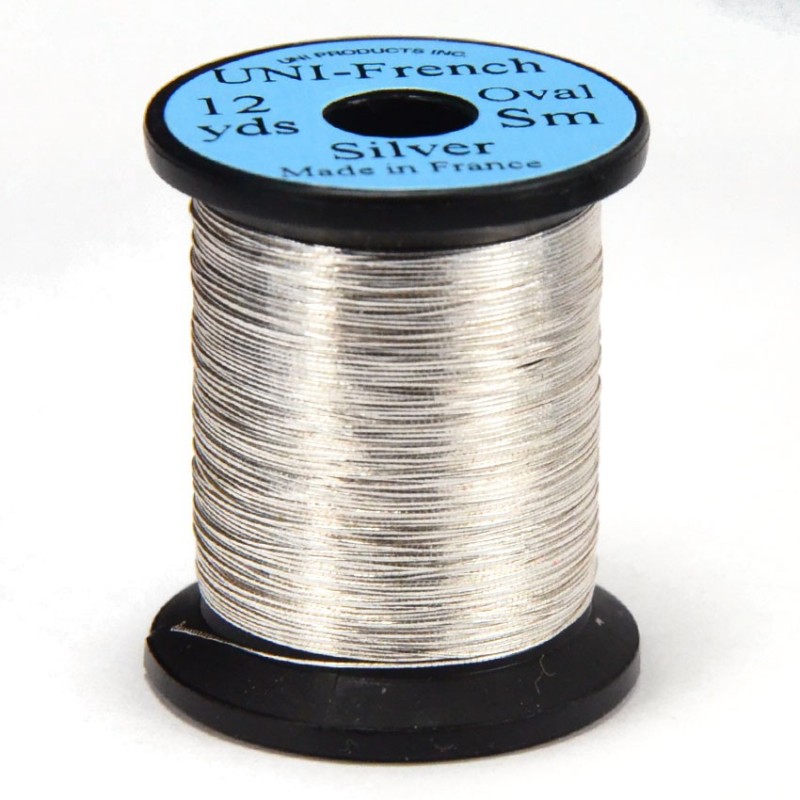 UNI French Oval Tinsel - Silver